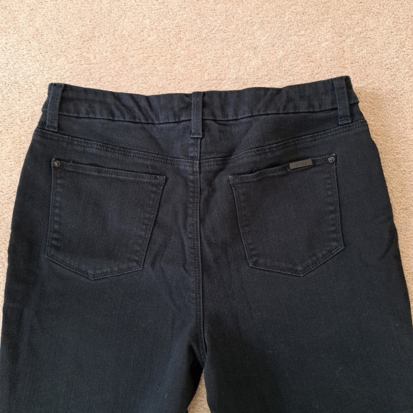 Chico's So Slimming Girlfriend Jeans Women's 8/10 Chicos Size 1 Black Denim Pant - Picture 8 of 14
